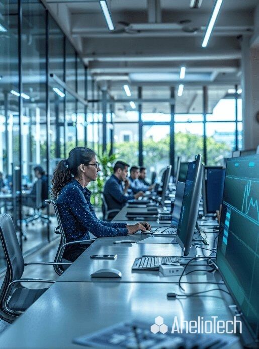 Scalable protection for businesses, showcasing Managed Firewall Services in action against cyber threats.